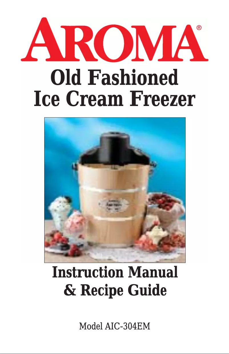 Page 1 de la notice Manuel utilisateur Aroma AIC-304EM