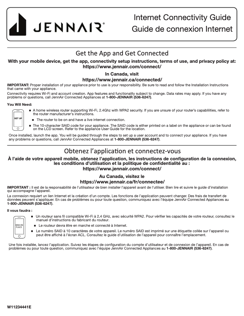 Page 1 de la notice Mode d'emploi KitchenAid JMC6224HL