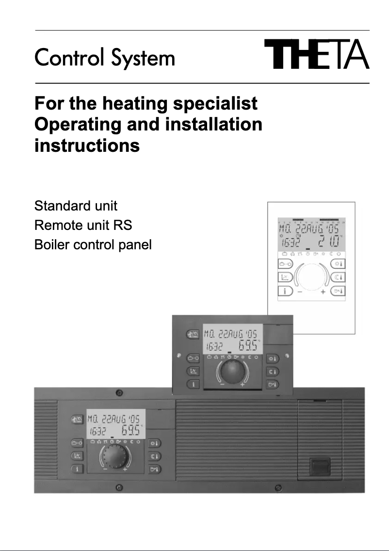 Page n°1 - Manuel utilisateur Ferroli Theta+