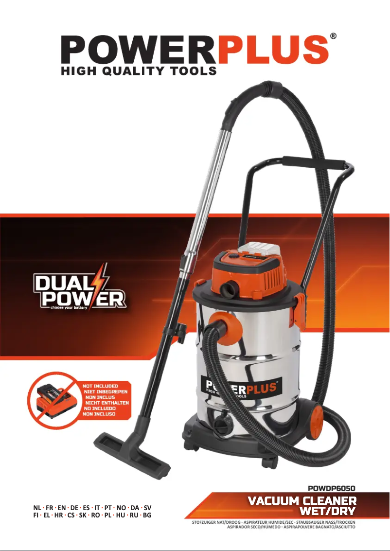 Page n°1 - Manuel utilisateur PowerPlus POWP6050