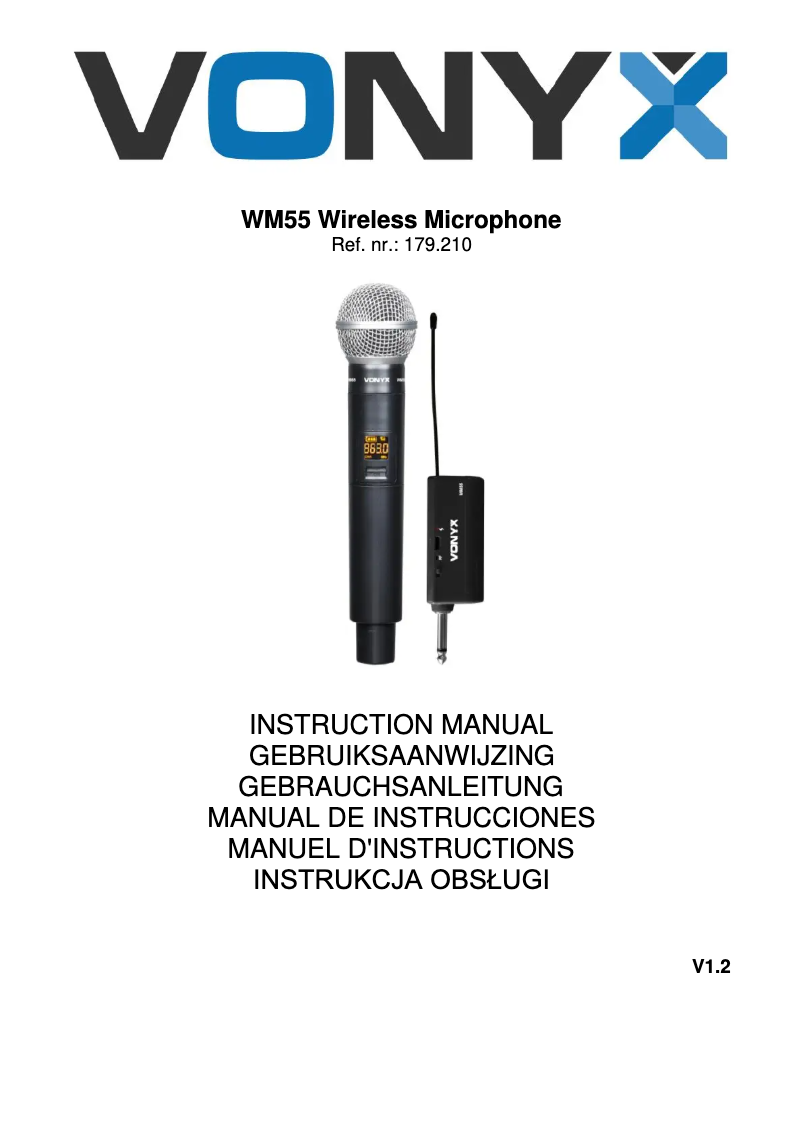 Image de la première page du manuel de l'appareil WM55