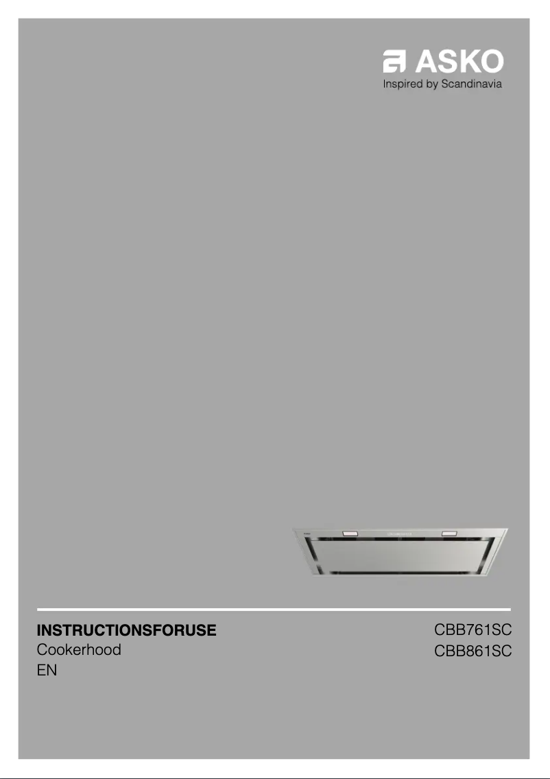 Page 1 de la notice Manuel utilisateur Asko CBB861SC