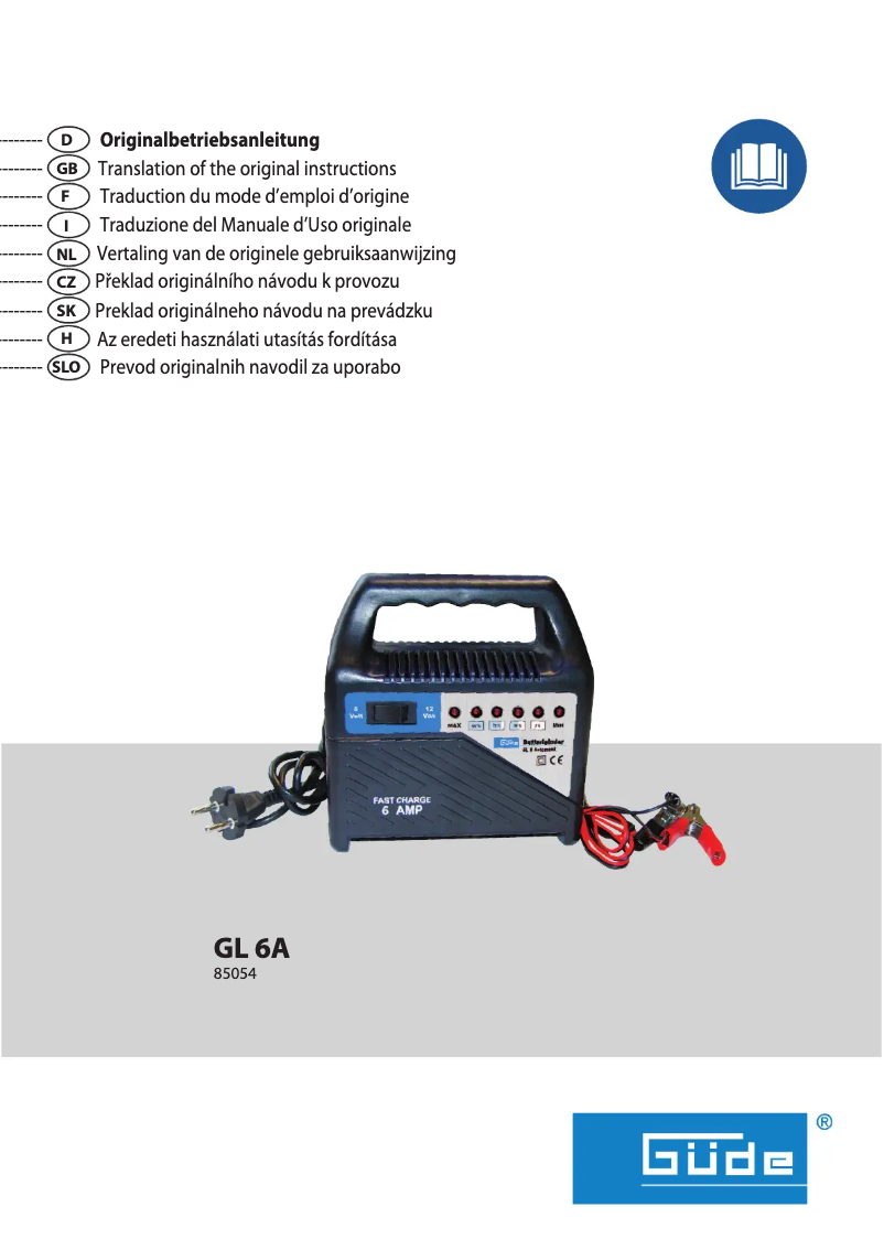 Page 1 de la notice Manuel utilisateur Güde 85054