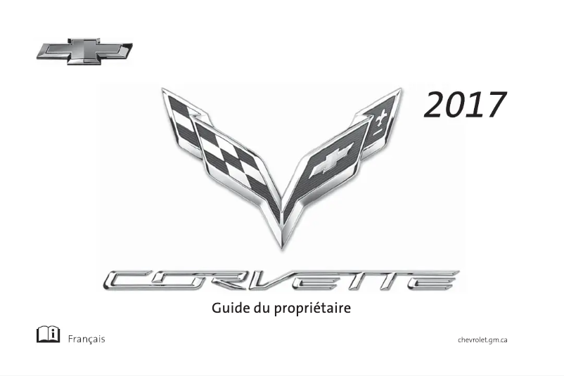 Image de la première page du manuel de l'appareil Corvette (2017)