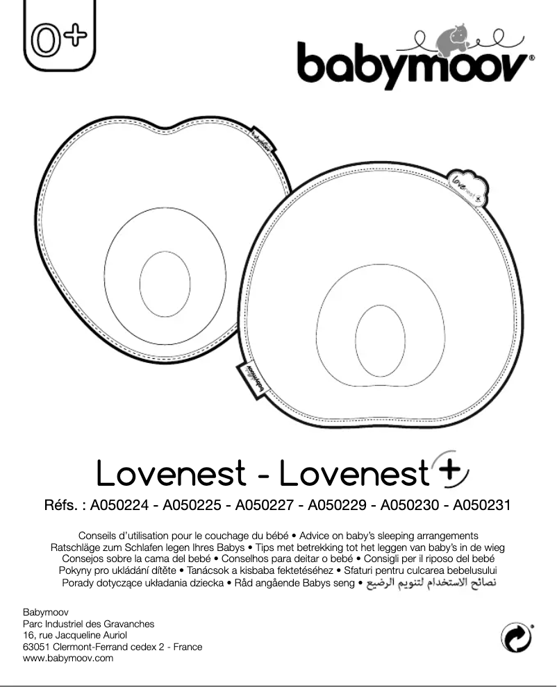 Página 1 del manual Manual de usuario Babymoov Lovenest