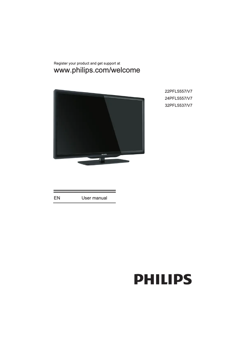 Page n°1 - Manuel utilisateur Philips 32PFL5537