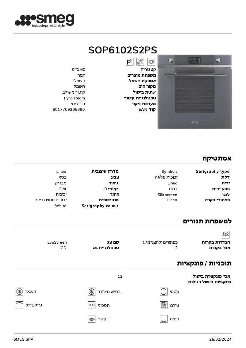 Imagen de la primera página del manual del dispositivo SOP6102S2PS