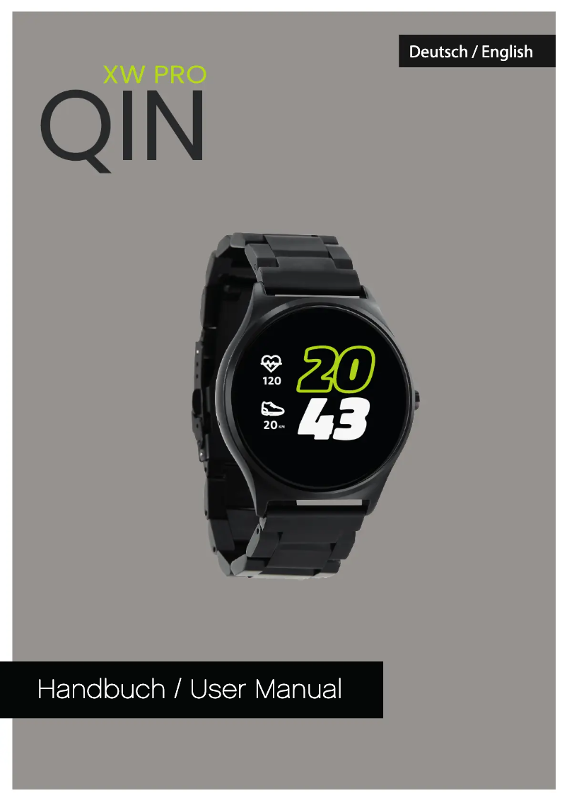 Page 1 de la notice Manuel utilisateur Xlyne QIN XW PRO