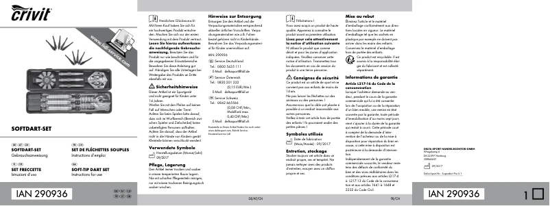 Página 1 del manual Manual de usuario Crivit IAN 321904