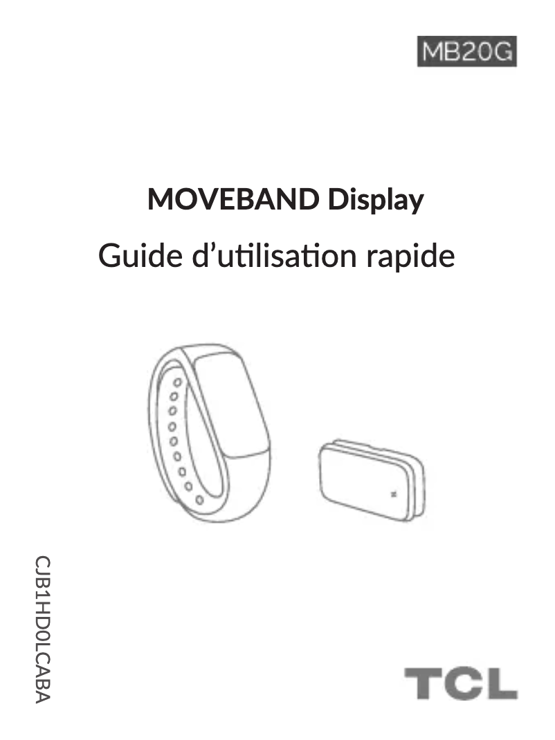 Page 1 de la notice Manuel utilisateur Alcatel Moveband Display MB20G