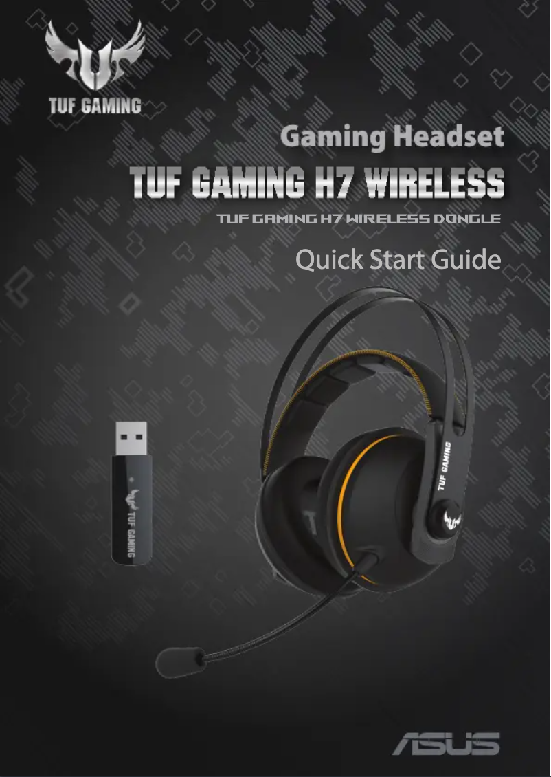 Page 1 de la notice Manuel utilisateur Asus TUF Gaming H7 Wireless