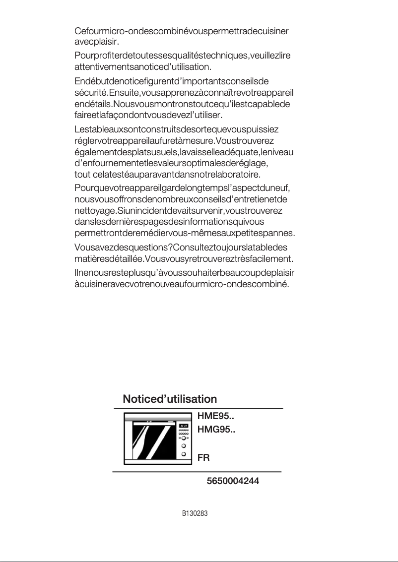 Imagen de la primera página del manual del dispositivo HME9551