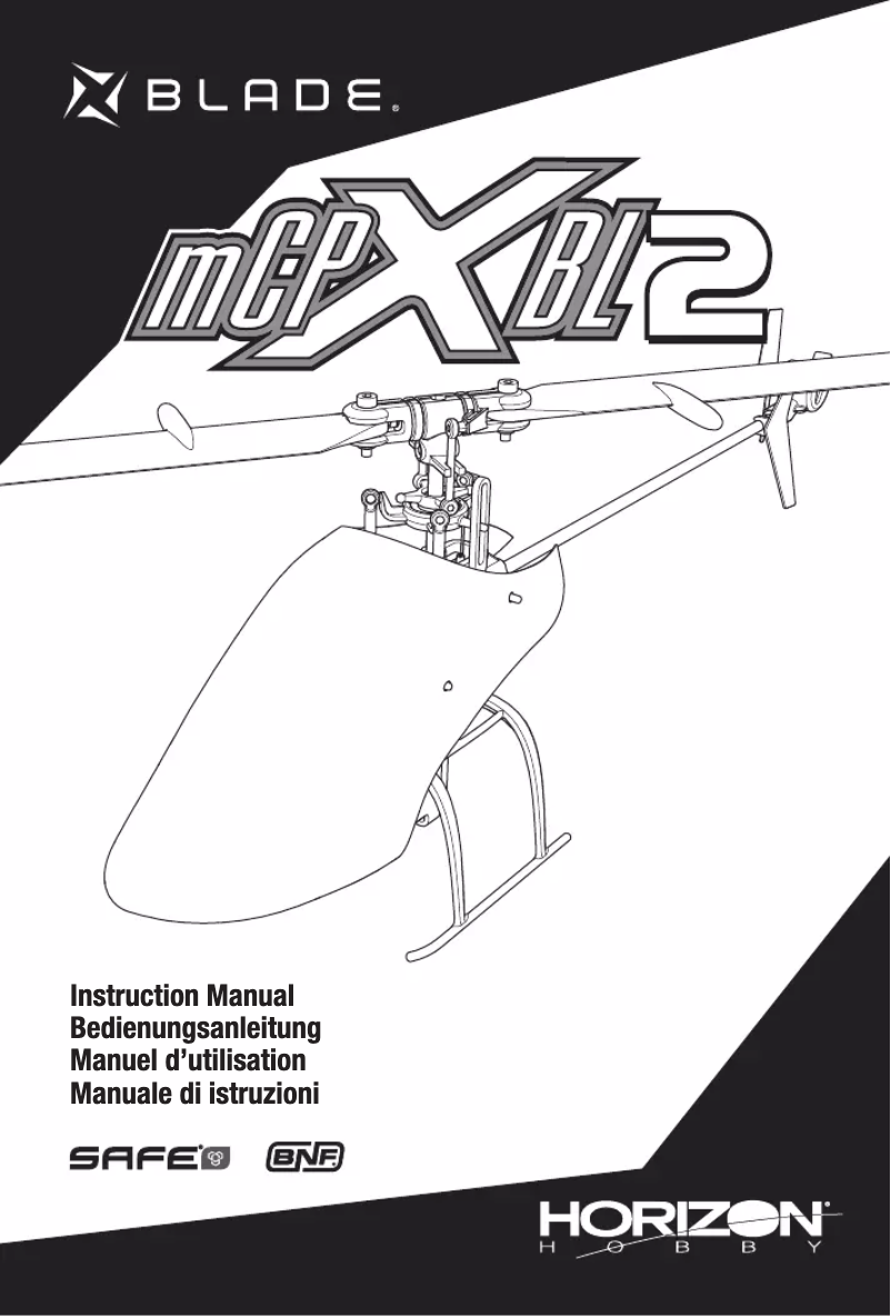 Page 1 de la notice Manuel utilisateur Blade mCPX BL2