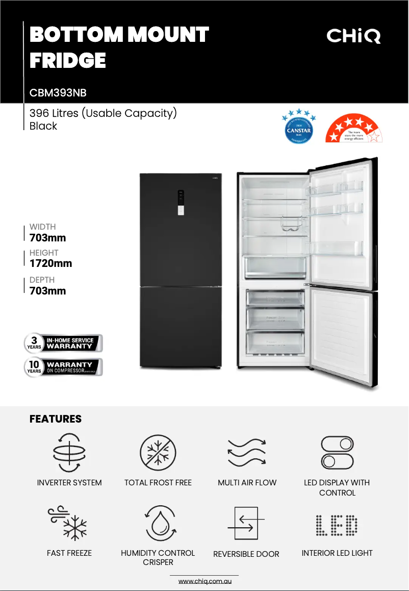 Image de la première page du manuel de l'appareil CBM393NB