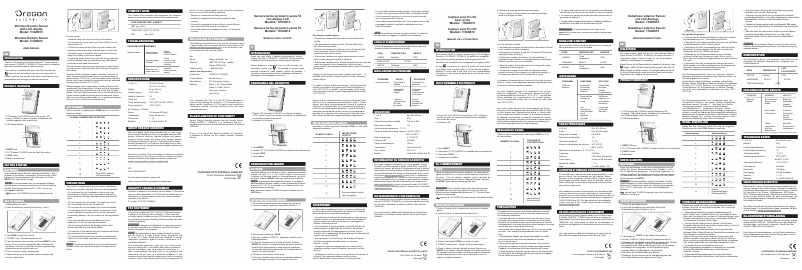 Image de la première page du manuel de l'appareil THGR810