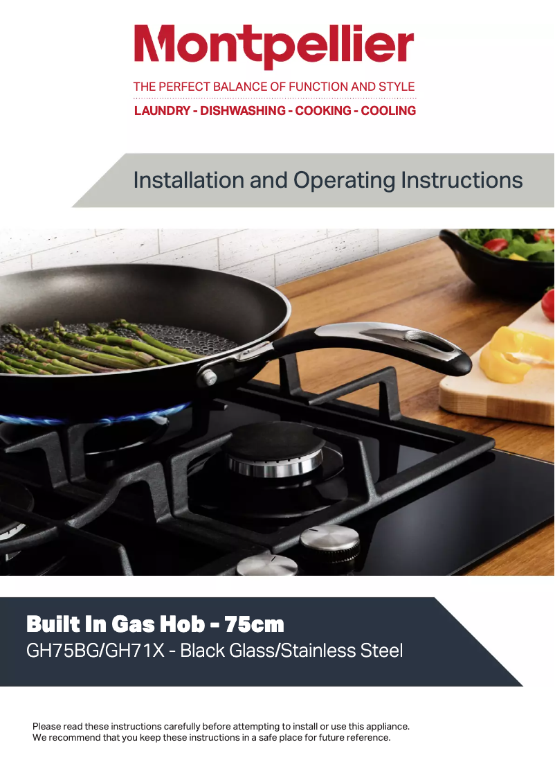 Image de la première page du manuel de l'appareil GH71X