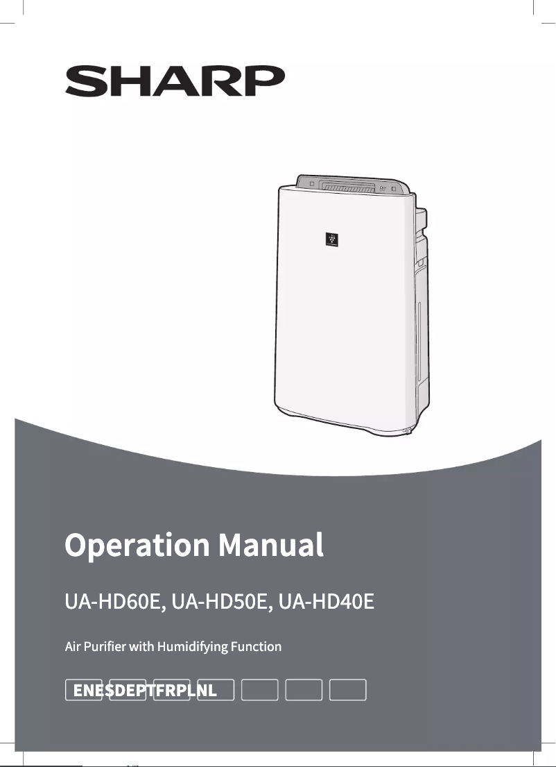Page n°1 - Manuel utilisateur Sharp UA-HD50U