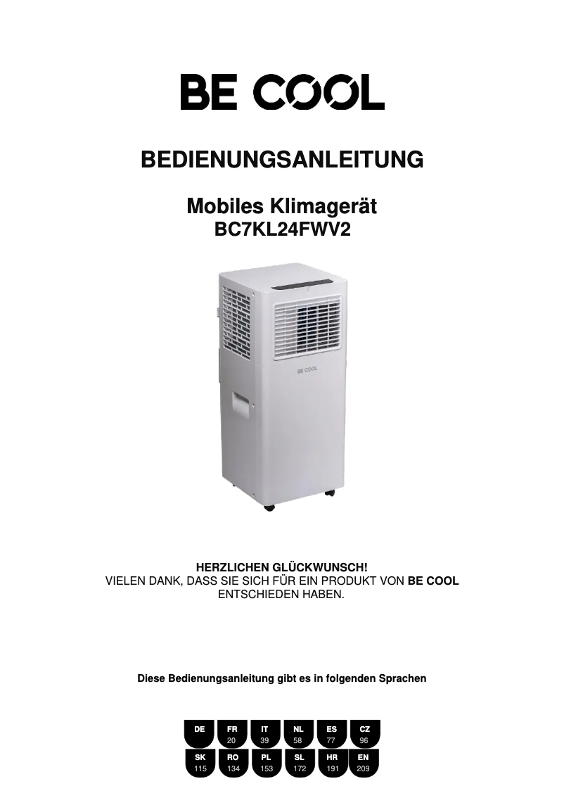 Imagen de la primera página del manual del dispositivo BC7KL24FWV2