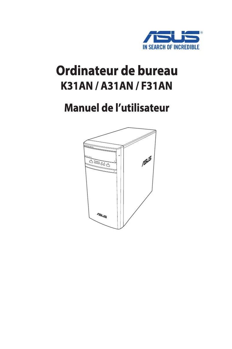 Page n°1 - Manuel utilisateur Asus A31AN