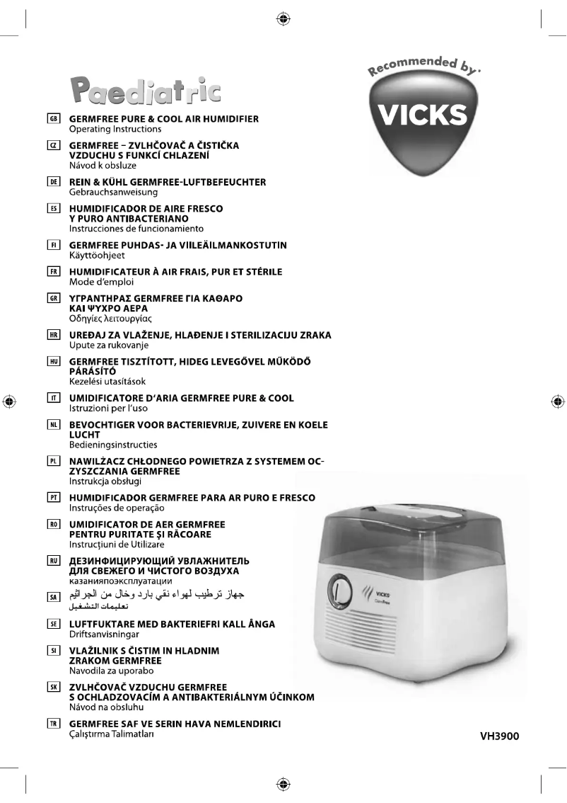 Página 1 del manual Manual de usuario Braun VH3900