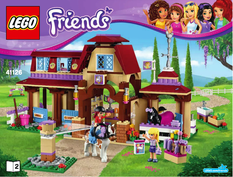 Page 1 de la notice Manuel utilisateur Lego Friends 41126