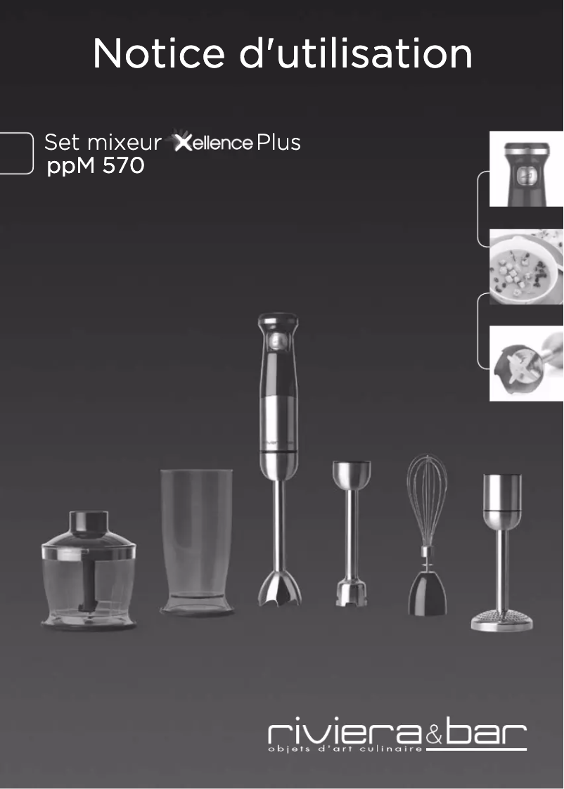 Image de la première page du manuel de l'appareil PPM570