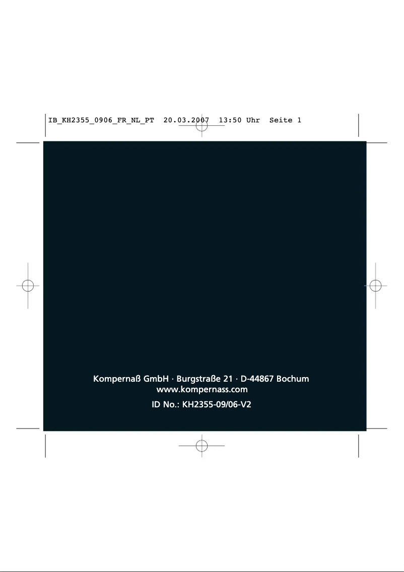 Página 1 del manual Manual de usuario SilverCrest KH2355