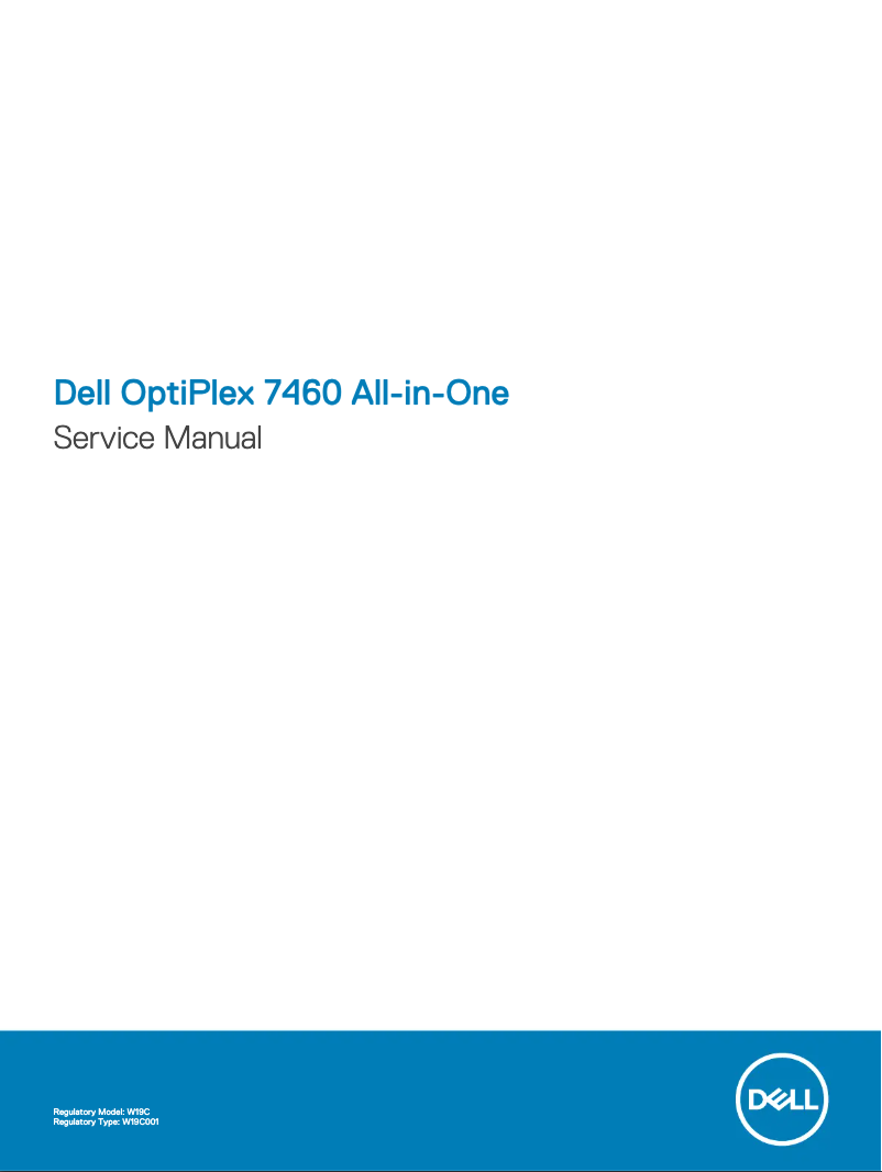 Page 1 de la notice Manuel utilisateur Dell OptiPlex 7460