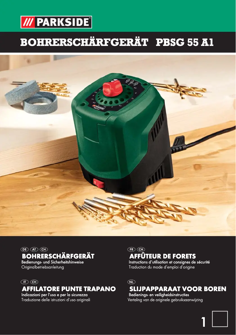 Page n°1 - Manuel utilisateur Parkside PBSG 55 A 1