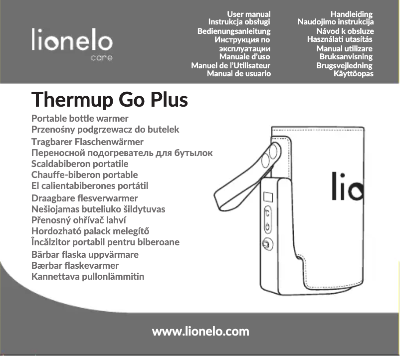 Image de la première page du manuel de l'appareil Thermup Go Plus