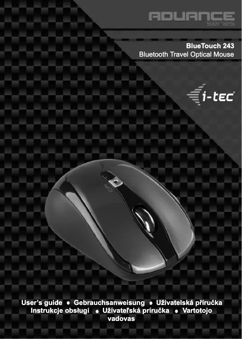 Page 1 de la notice Manuel utilisateur i-TEC BlueTouch 243