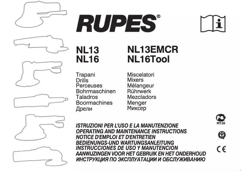 Page n°1 - Manuel utilisateur Rupes NL 13