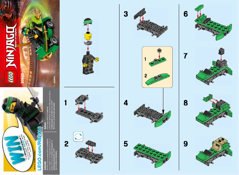 Page n°1 - Manuel utilisateur Lego Ninjago 30532
