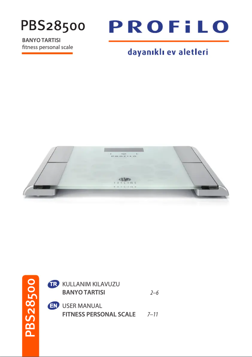 Image de la première page du manuel de l'appareil PBS28500