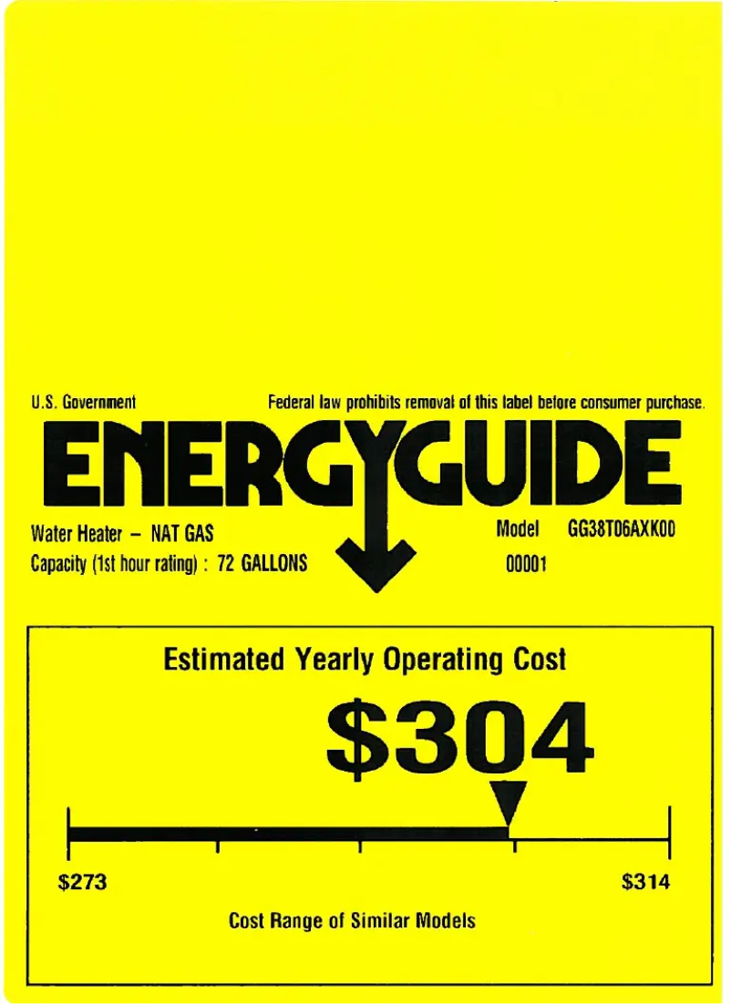 Image de la première page du manuel de l'appareil GG38T06AXK
