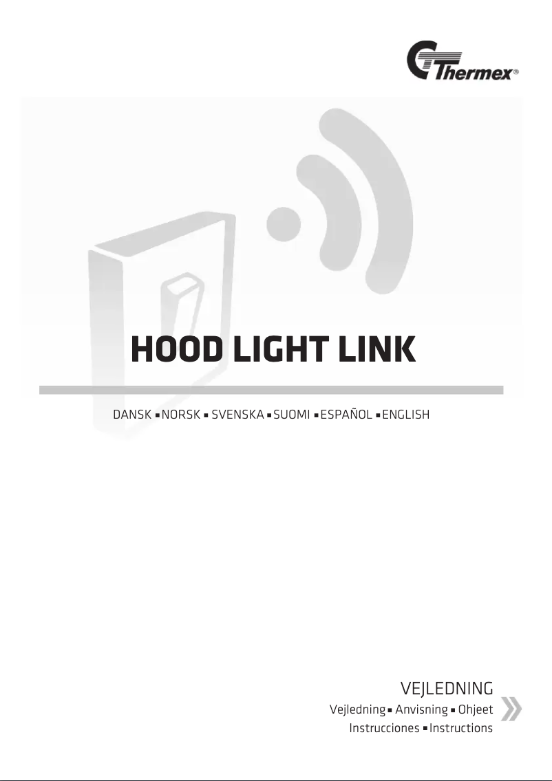 Image de la première page du manuel de l'appareil Hood Light Link