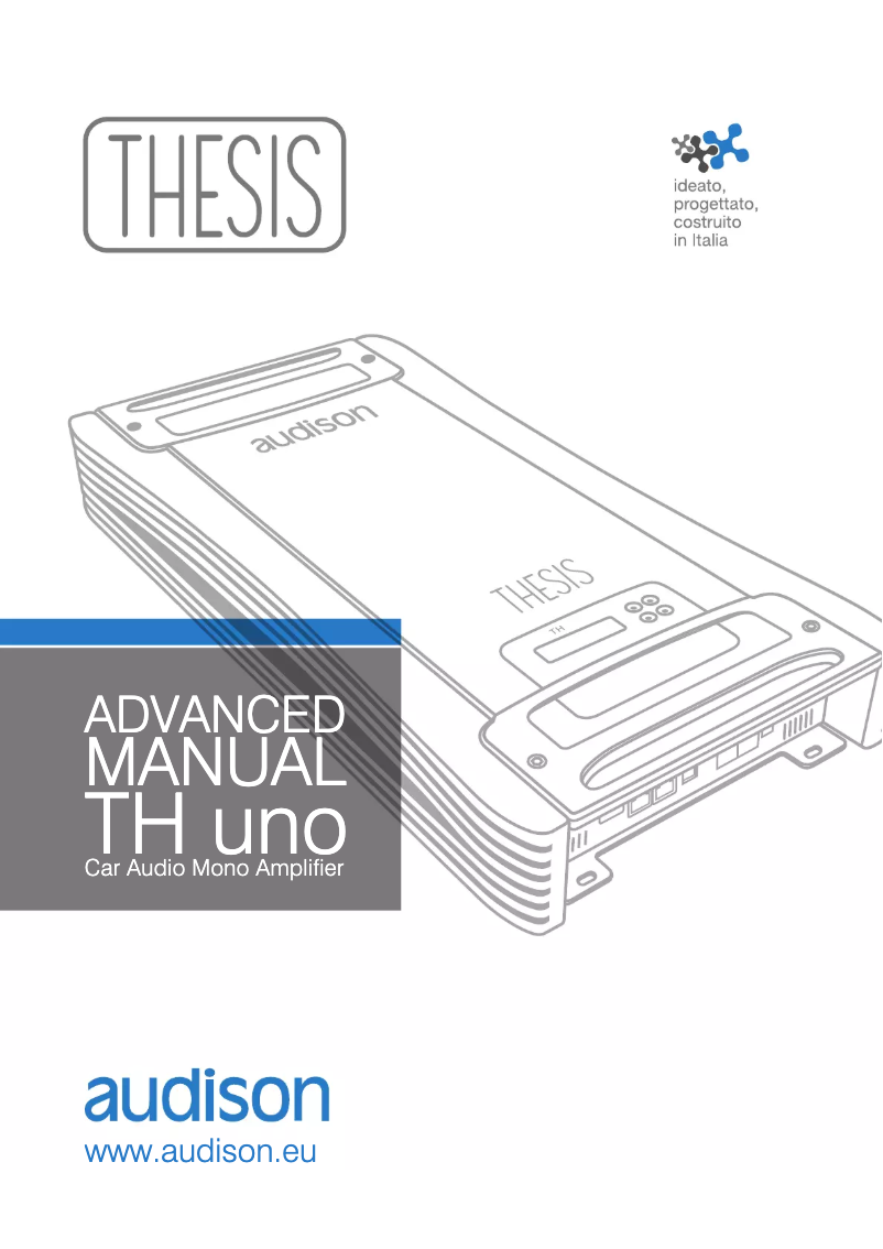 Page n°1 - Fiche technique Audison Thesis TH uno