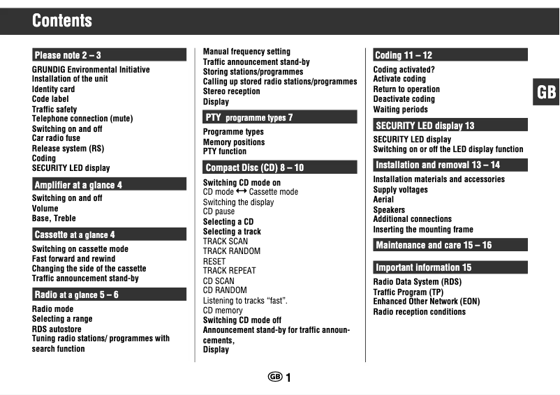 Image de la première page du manuel de l'appareil WKC3705RD