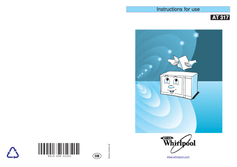 Página 1 del manual Manual de usuario Whirlpool AT 317