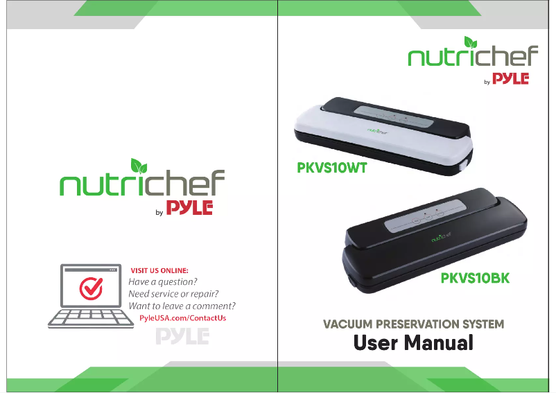 Image de la première page du manuel de l'appareil PKVS10BK