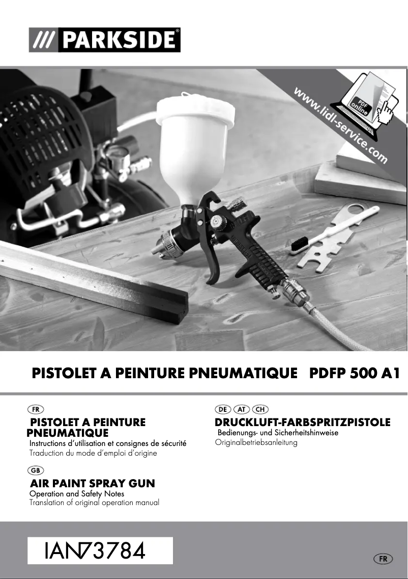 Image de la première page du manuel de l'appareil PDFP 500 A1