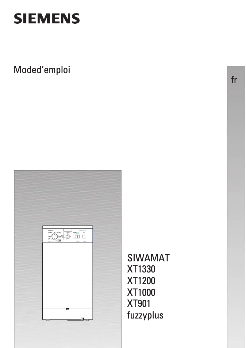 Page 1 de la notice Manuel utilisateur Siemens WXT1330FF