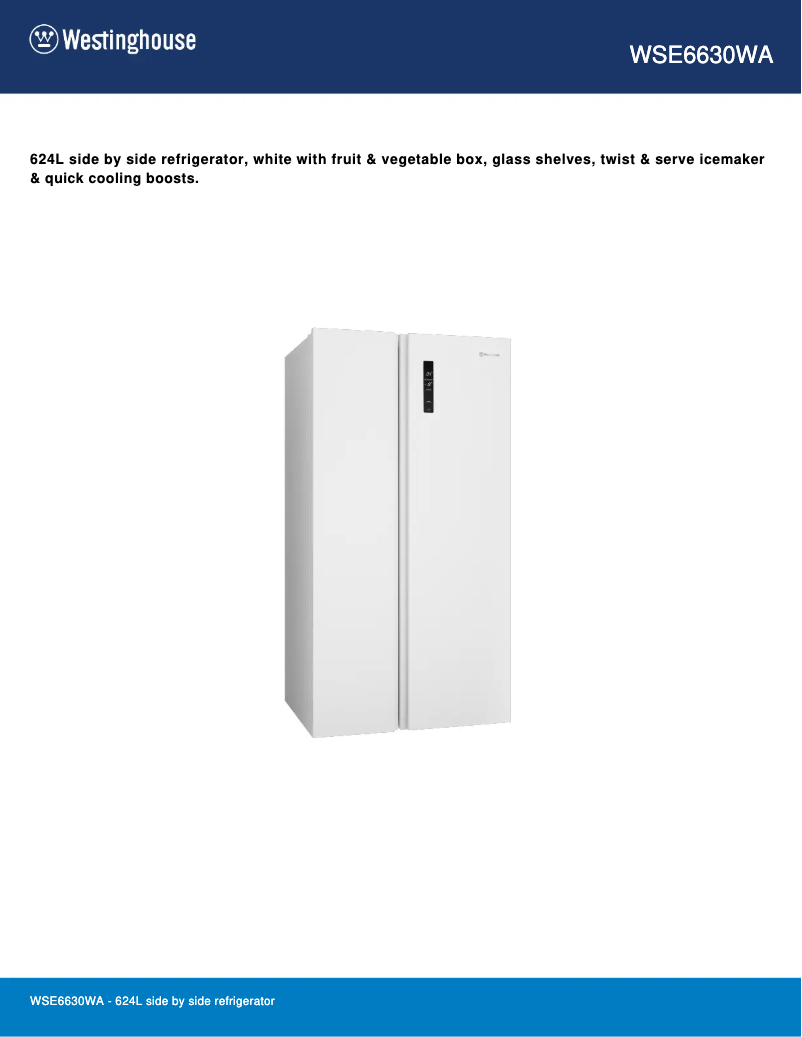 Image de la première page du manuel de l'appareil WSE6630WA