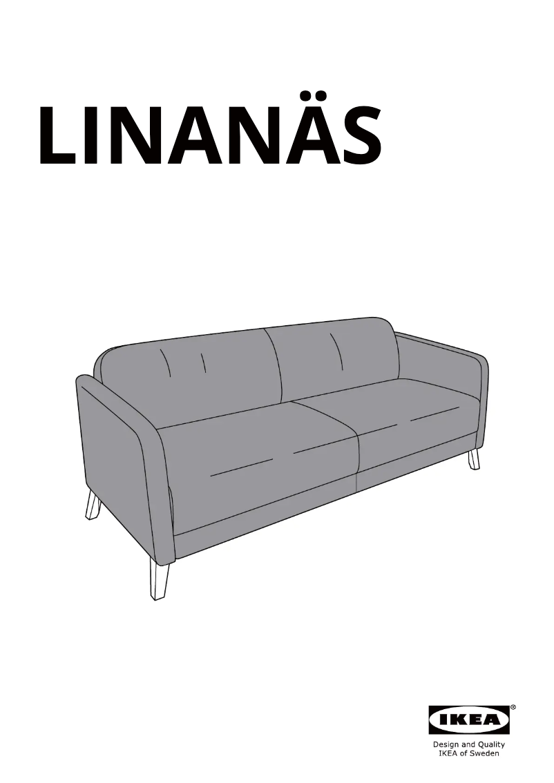 Image de la première page du manuel de l'appareil LINANÄS 905.122.37
