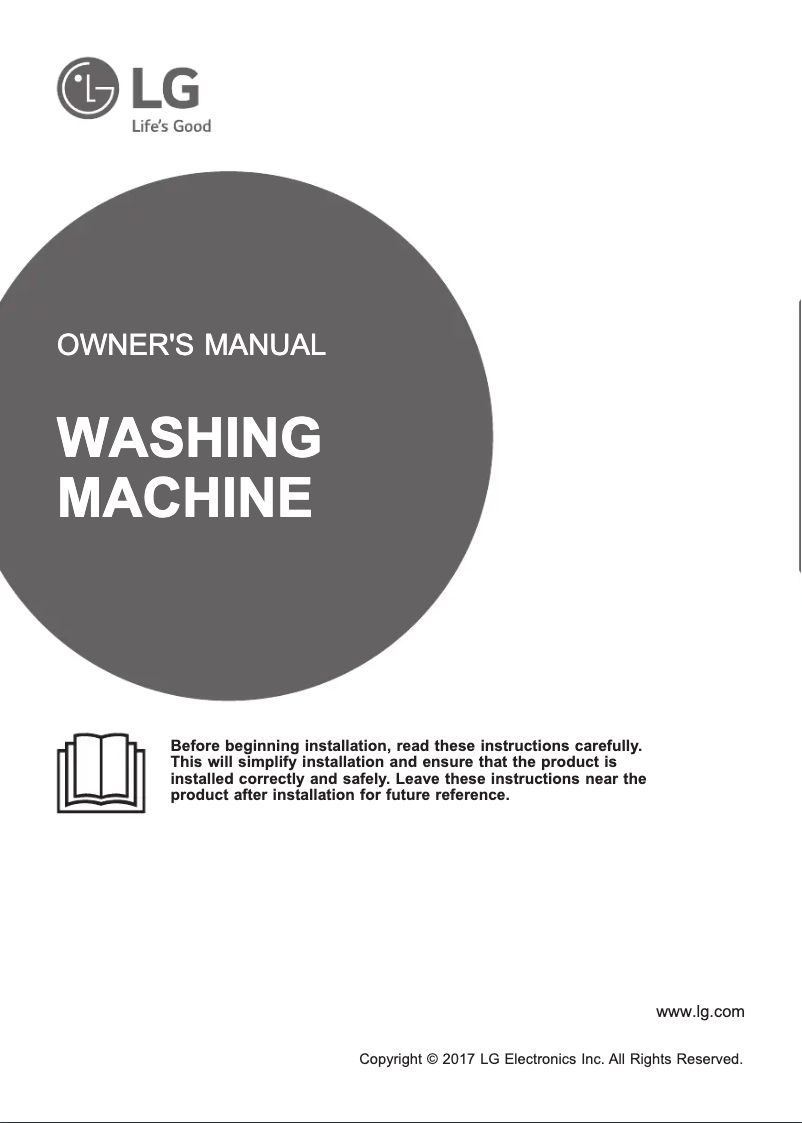 Page 1 de la notice Manuel utilisateur LG WT-WHD10SV