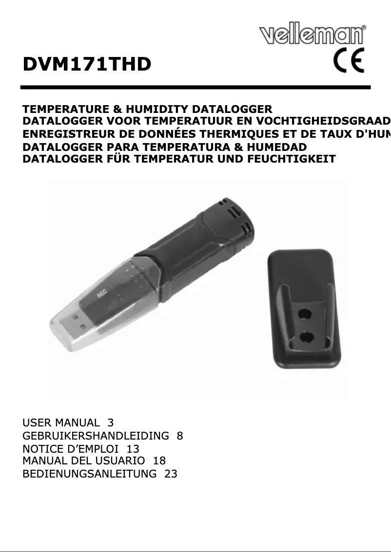 Image de la première page du manuel de l'appareil DVM171THD