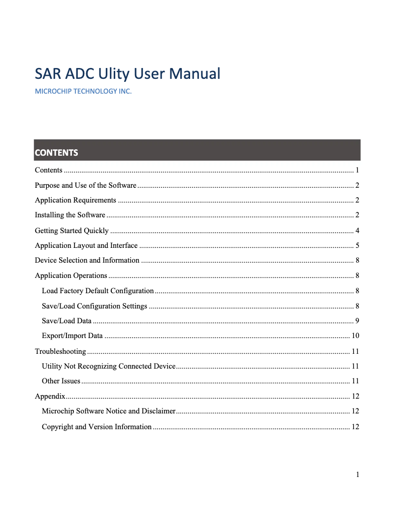 Page 1 de la notice Manuel utilisateur Microchip MCP331X1D-XX