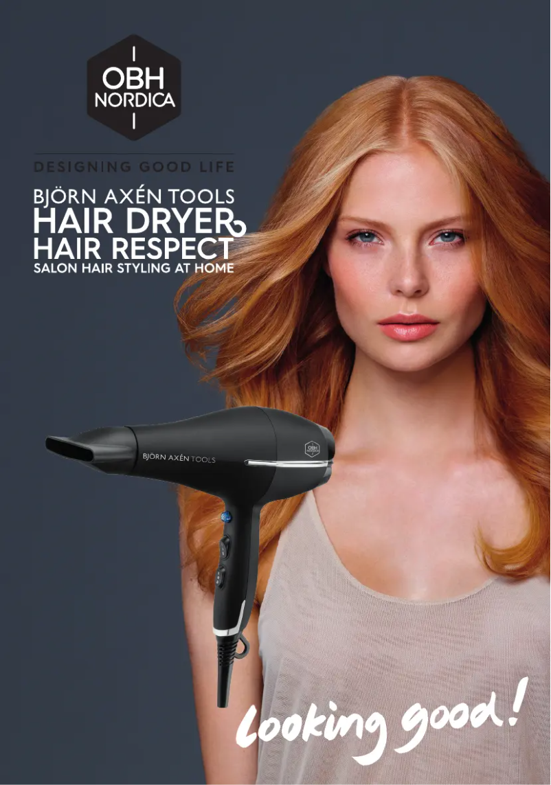 Page n°1 - Manuel utilisateur OBH Nordica Björn Axén Hair Respect 5199