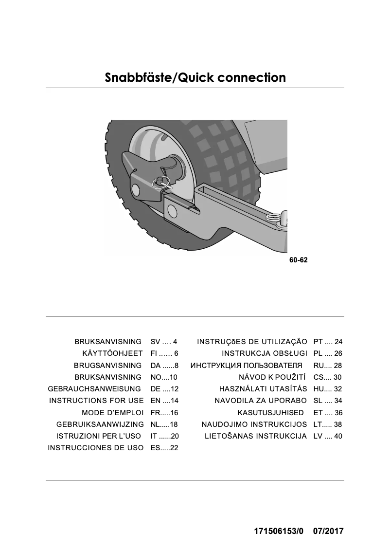Page n°1 - Manuel utilisateur Stiga Park 520 P