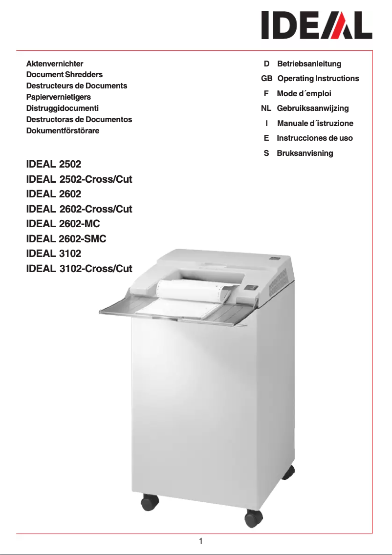 Image de la première page du manuel de l'appareil 3102